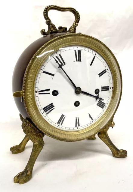 Antique Austrian Officers Carriage Clock With Quarter Repeating Movement