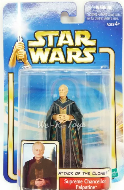 Star Wars Attack of the Clones Supreme Chancellor Palpatine Action Figure 2002