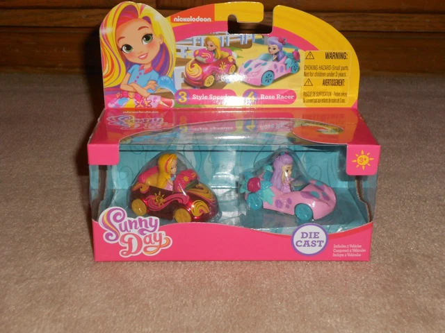 Nickelodeon Sunny Day Style Speeder & Rose Racer Die Cast Vehicles, 2 Pack