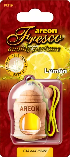 2x Original Air-Areon Nez Duftdose Arbre Parfumé Désodorisant Citron