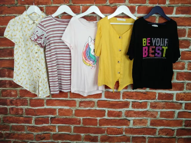 Girls Bundle Age 9-10 Years Zara Next H&M T-Shirt Set Casual Smart Holiday 140Cm