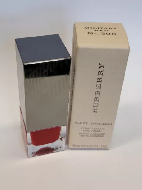 Burberry Nail Polish Iconic Colour ( Military Red No.300 ) New !