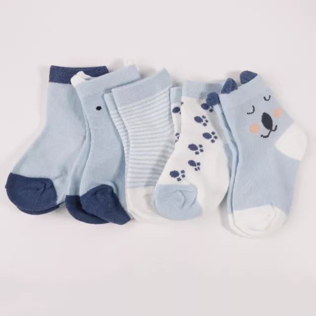 5 Pairs Cartoon Baby Socks Spring Autumn Infant Toddlers Girls Boys Ankle Socks 3