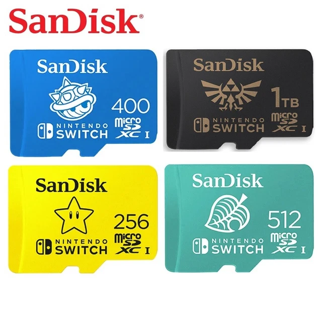 SANDISK NINTENDO SWITCH 256GB 400GB 512GB 1TB Micro SD Class 10 Steam