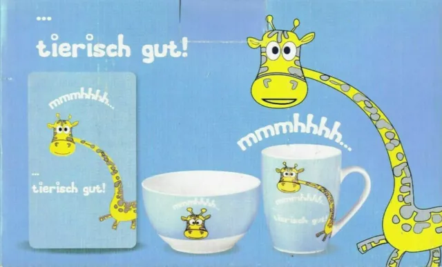 Kinder Geschirr-Set, 3-teilig von tierisch gut