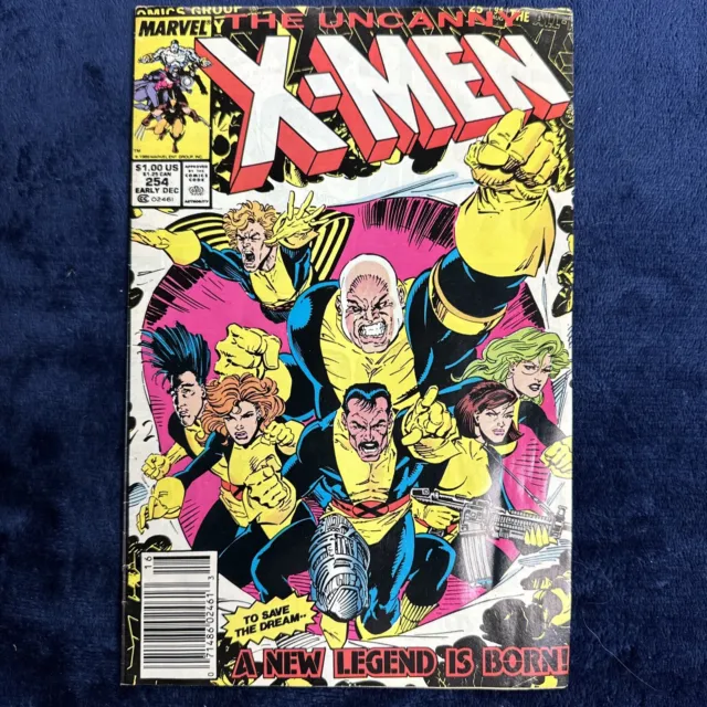 X Men X-Men Marvel Comics #254 #257 And #258 Lot Of 3 Comics The Uncanny