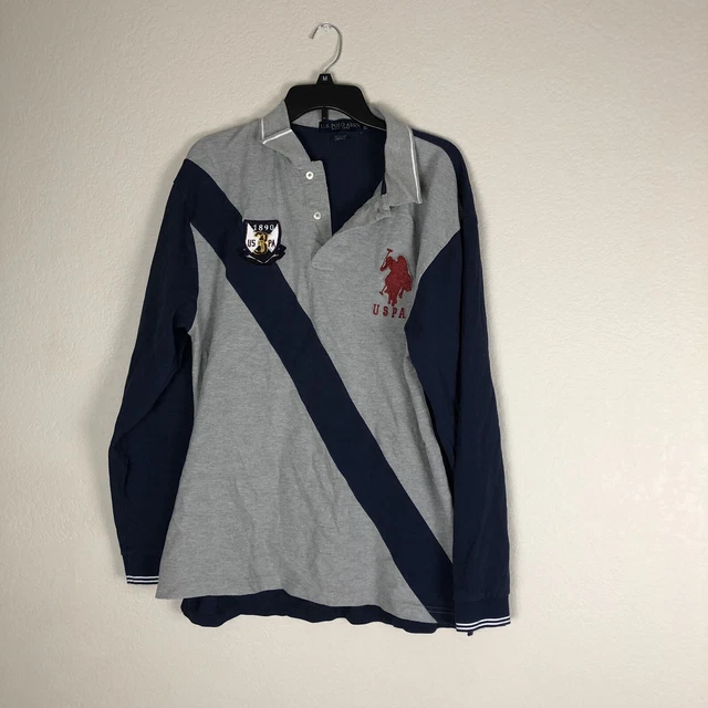 US POLO ASSN Polo Long Sleeve Shirt Mens Size XL