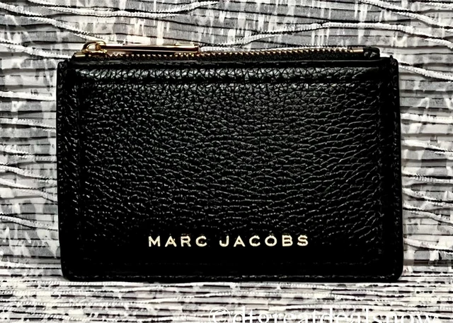 NWT Marc Jacobs The Groove Top Zip Leather Coin Purse Black NWT Marc Jacobs The Groove Top Zip Leather Coin Purse Black