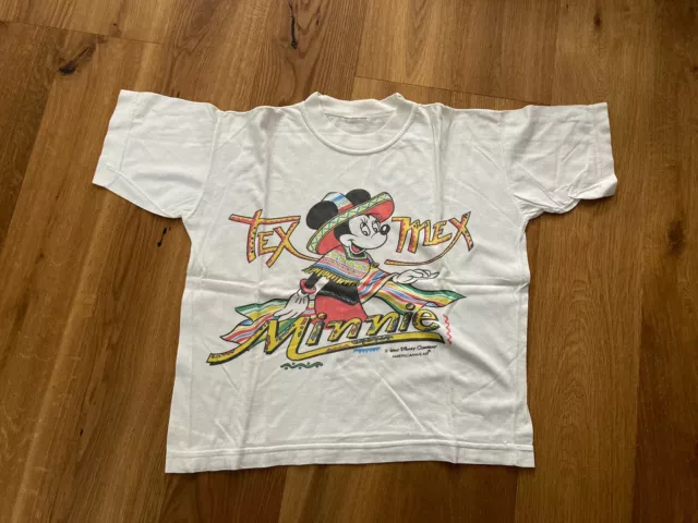 T-shirt Vintage Minnie Disney American Wear Tg.7-8 Anni