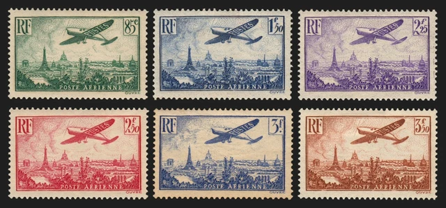 France 1936 - Poste Aérienne - 50f Outremer Burelé neuf**, - Catawiki