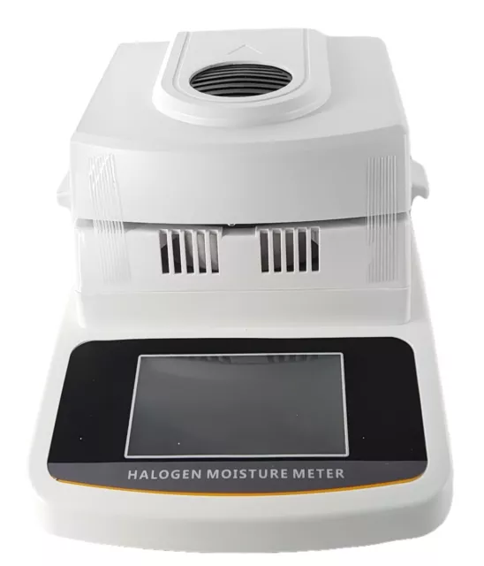 Grain Halogen Heating Moisture Analyzer Touch Screen 110g/0.005g RS232 Interface