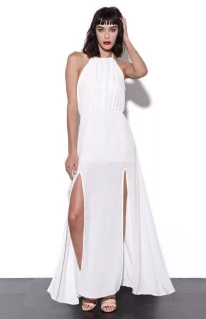 LOVERS + FRIENDS White   Smokin Hot Halter Maxi / Bohemian Dress*SOLD OUT**