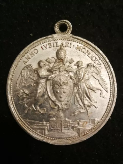 Medaglia Votiva Con Pius Xi Pont. Max. - Anno Ivbilaei Mcmxxv - Giubileo 1925.