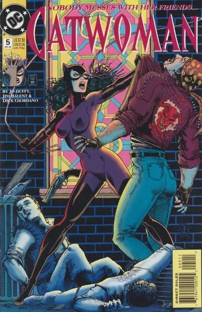 CATWOMAN (Vol. 2) #5 F/VF,  Direct DC Comics 1993 Stock Image