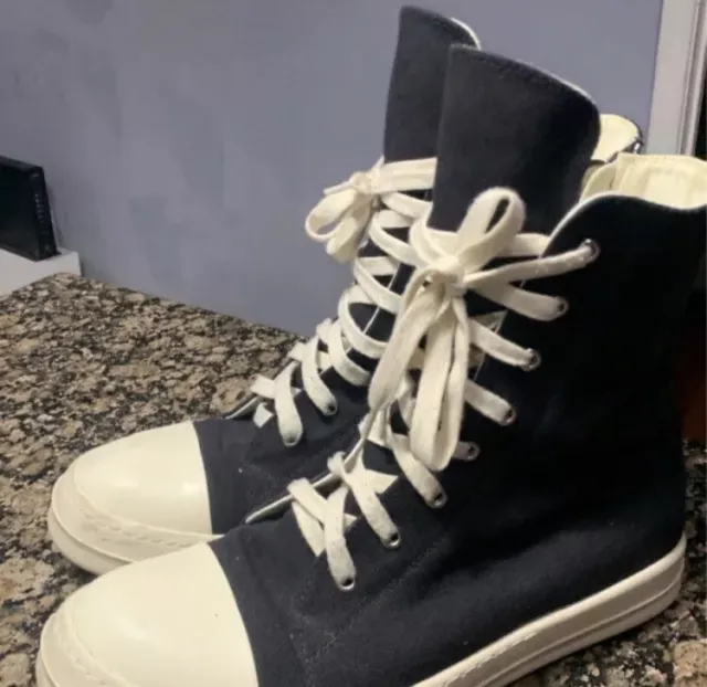 Rick Owens DRKSHDW High Top Padded Ramones EU 44