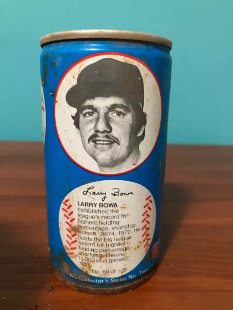 1978 Royal Crown RC Cola Collector Series 2  S/S Can  # 60 of 100 LARRY BOWA