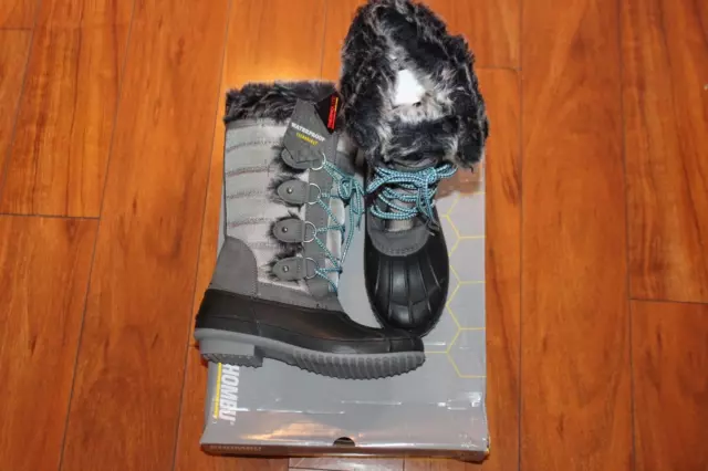 Nwt Womens Khombu Sz 7 Boots Kandice Grey