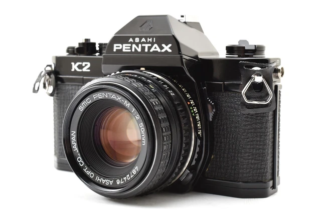PENTAX K2 CAMERA WITH SMC PENTAX 2/50mm Lens EXCELLENT TESTED