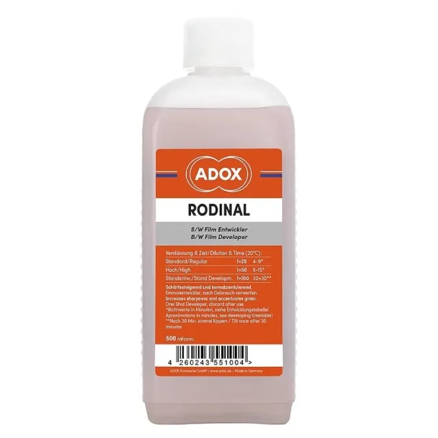 Adox Rodinal 500ML Concentrado Revelador de Películas