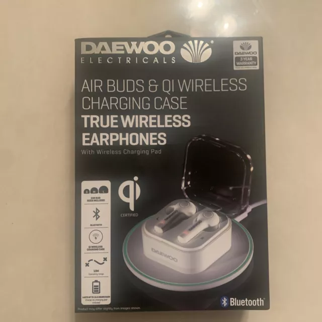 Daewoo earbuds 2025 with wireless charger