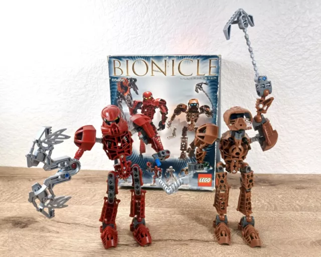 Lot Lego Bionicle duopack 65466  Toa Onewa (8604) Toa Vakama (8601) boite 2004