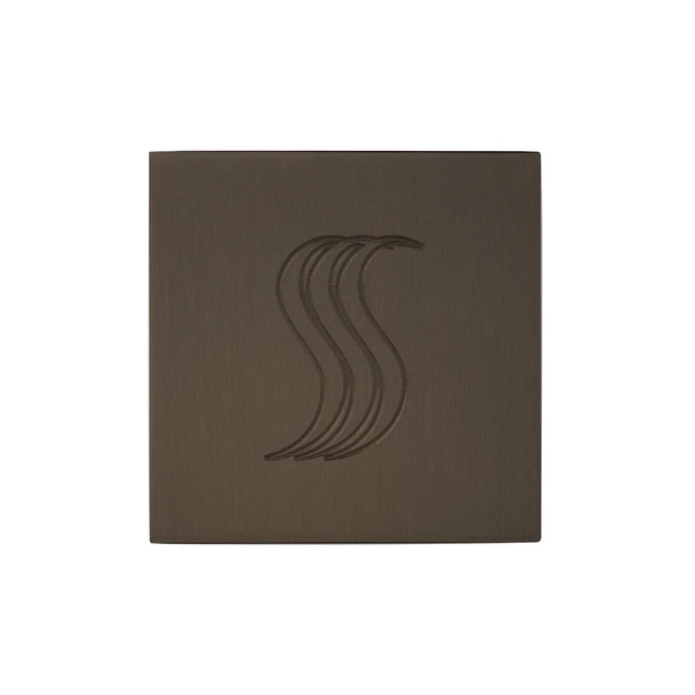 ThermaSol - Cabezal de vapor cuadrado bronce frotado al aceite SteamVection - SVSQ-ORB