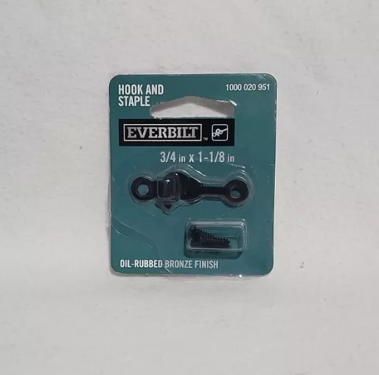 Everbilt Hook & Staples Oil Rubbed Bronze Finish