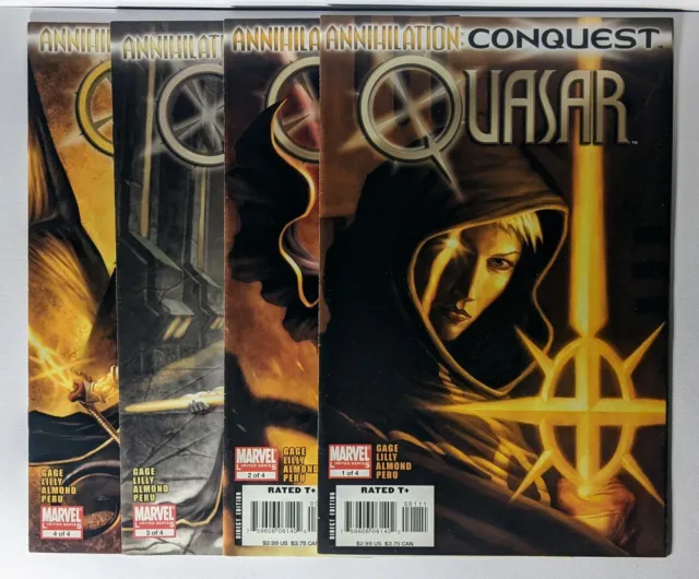 Marvel Comics Annihilation Conquest Quasar (2007) Issues #1-4 NM Complete Series