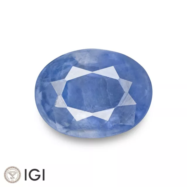 IGI Certified KASHMIR Blue Sapphire 0.73 Ct. Natural Untreated OVAL