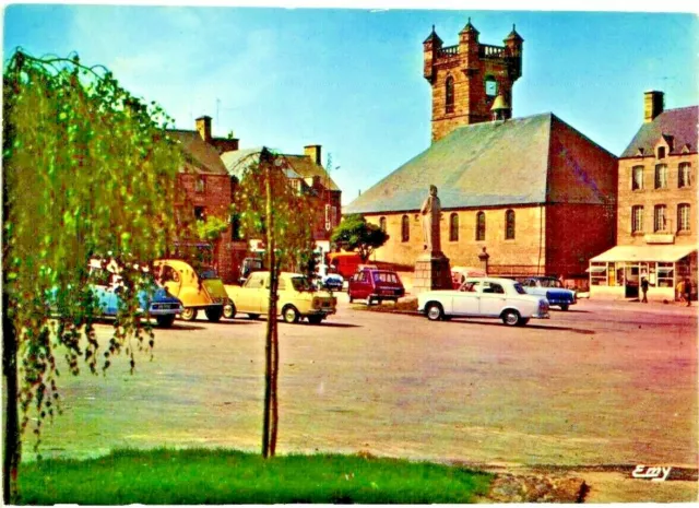 50 . Saint Pierre Eglise . La Place De L'abbe De Saint Pierre Et L'eglise