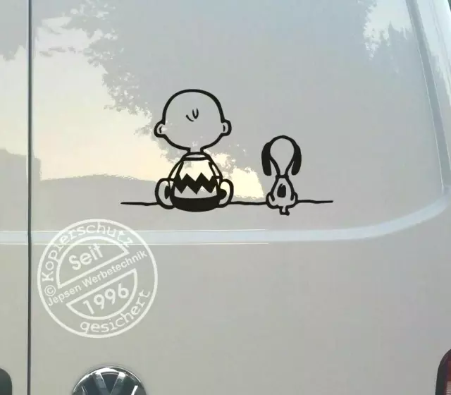 Aufkleber Snoopy S099 ML - gesamt ca 30x25cm für Auto Bus Wand