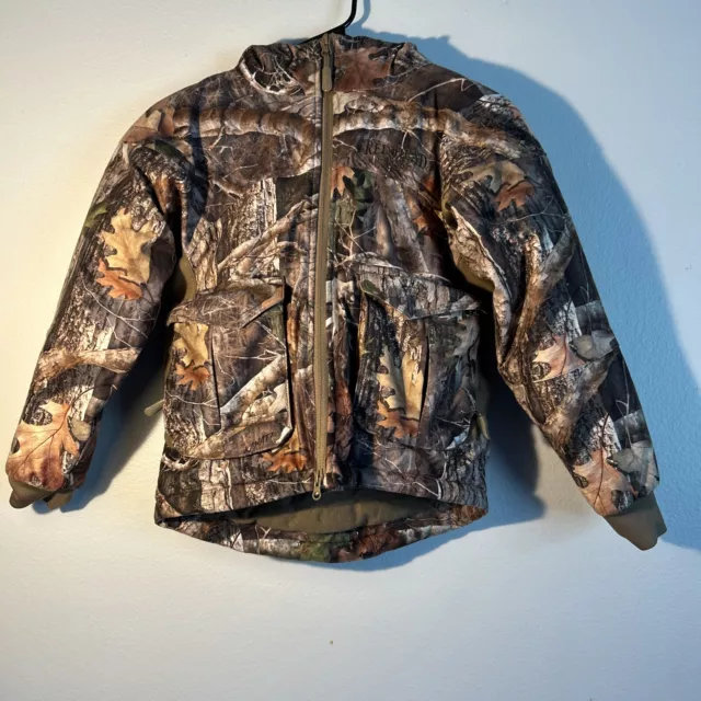 Red Head Insulated True Timber Camo Field Jacket Medium Camouflage Little Kids