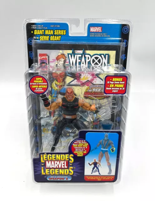 WEAPON X Marvel Legends GIANT MAN Series 6-Inch BURN VARIANT ToyBiz 2006 *MISB*