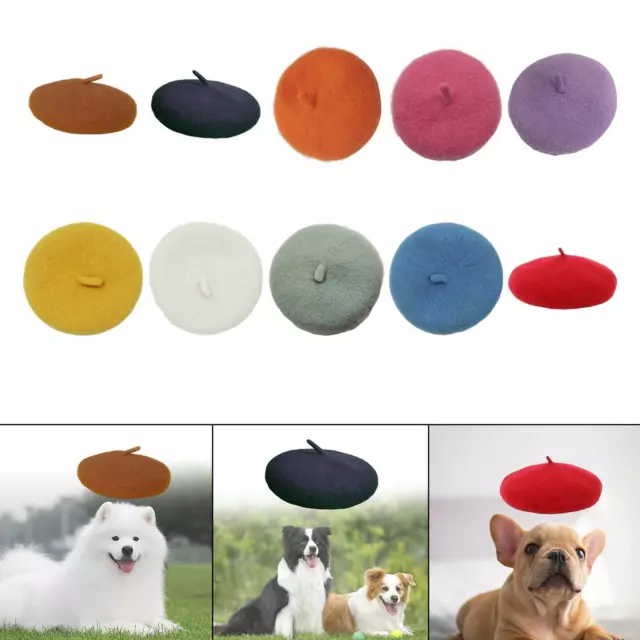 Berretto Cappello da cortile in lana Caldo per cani Vacanze, Compleanni Cappello