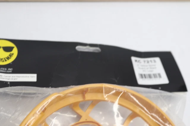 KC Hilites Single ABS Stone Guard Yellow 6" KC 7213