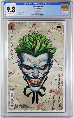 The Joker #3 (David Finch Variant) Comic Book ~ Cgc 9.8 Nm/M