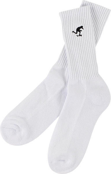 FOUNDATION PUSH CREW SOCKS WHITE 1pr