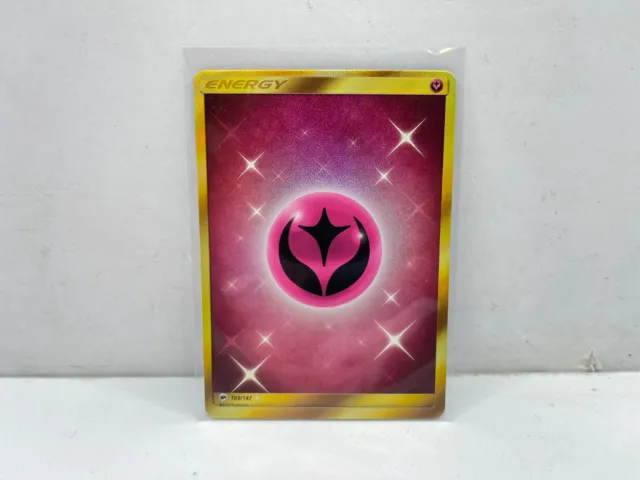 Pokemon Card Secret Rare Golden Fairy Energy 169/147 Burning Shadows NM-M