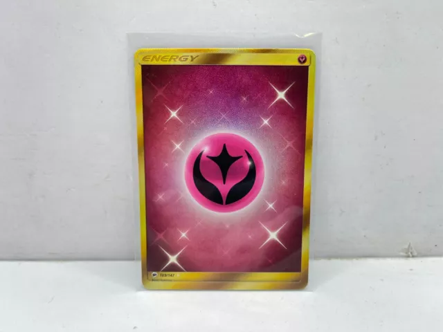 Pokemon Card Secret Rare Golden Fairy Energy 169/147 Burning Shadows NM-M
