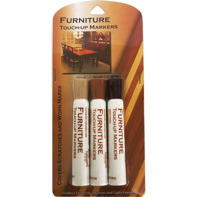 Jacent Furniture Touch-Up Pen Markers (3-Pack) 3711810321 Pack of 6 Jacent