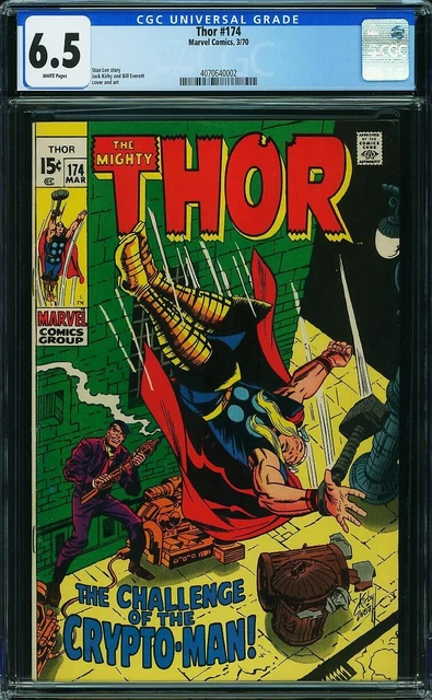 The Mighty THOR  #174 NICE Book!  KIRBY!    CGC 6.5     4070640002