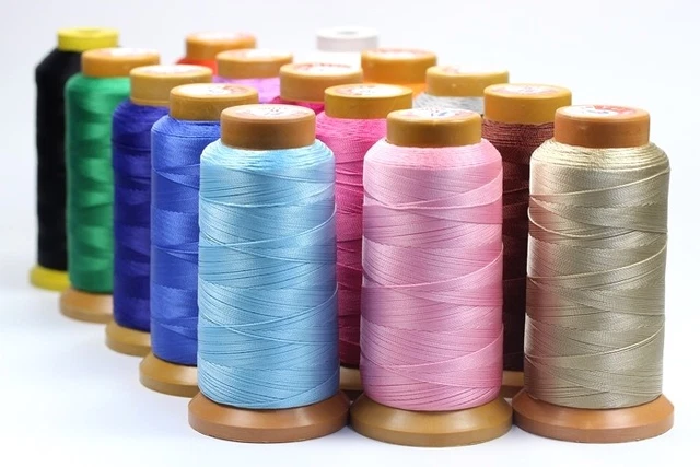 Perlenschnur Perlenfaden Perlseide Perlengarn Perlgarn 0,43mm vers. Farben