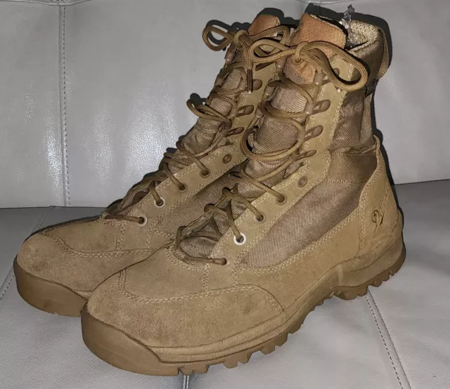 DANNER TANICUS 8& Coyote Boots Men Size 9D Waterproof Military Tactical ...