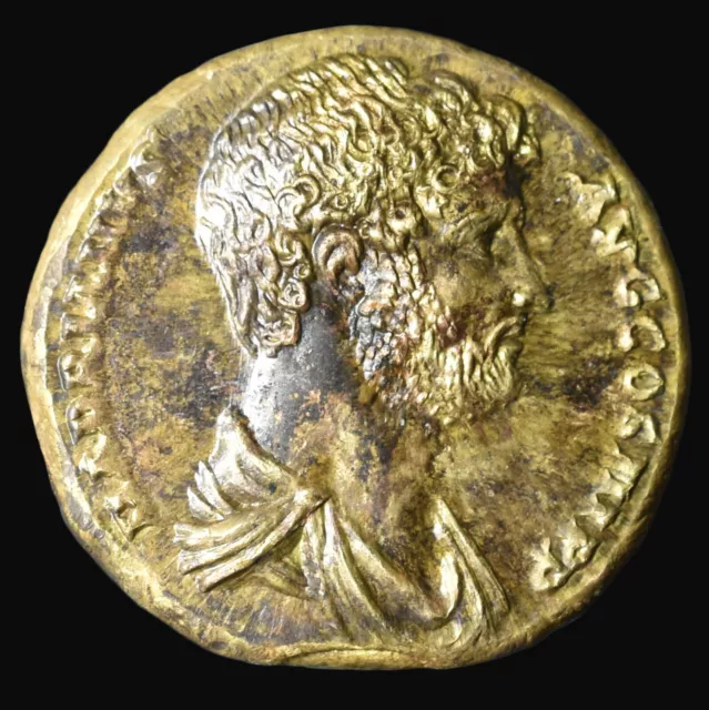 Exceptional Hadrian Æ Sestertius Roman Empire 134-138 AD Bronze Novelty Strike