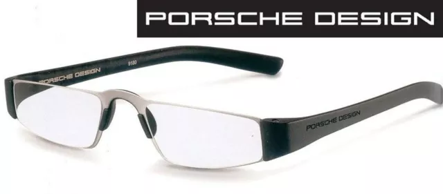 Porsche Design P 8801 A Noir Lecture + 1,0 Neuf + 1,00 Nahbrille Par Opticien