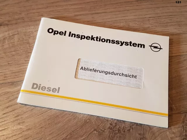 NUOVO libretto assegni diesel libretto di servizio 1991 bianco omega cadetto Astra Frontera