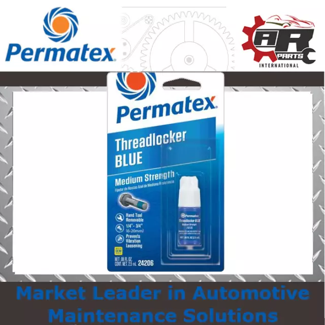 Permatex® - Medium Strength Threadlocker Blue - Thread Lock - 2.5ml #24206