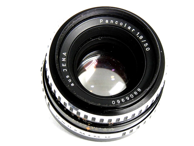 ZEISS JENA DDR M42 Export Version aus Jena Zebra Pancolar 1.8/50 Objektiv