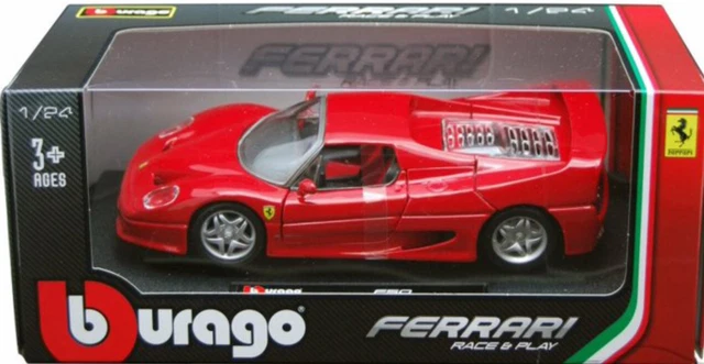 BURAGO 1/24, FERRARI F50, 1995, Voiture Miniature, bel état EUR 4,99 - FR BURAGO 1/24, FERRARI F50, 1995, Voiture Miniature, bel état EUR 4,99 - FR