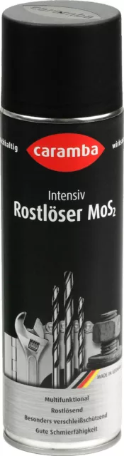 Caramba MoS2 Rostlöser 500 ml (9,50€/L) VKA: 1200N bis 450°C Spray-Dose Kriechöl
